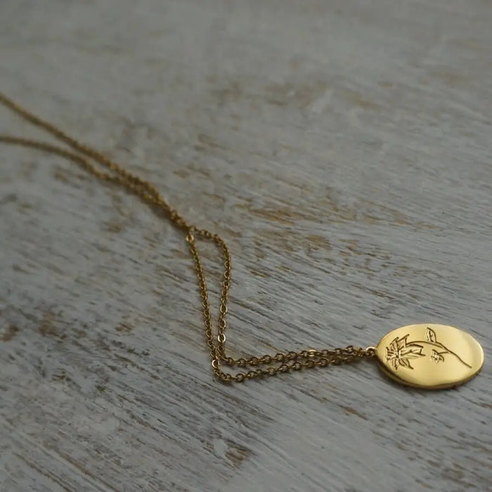 Birth Flower Necklace