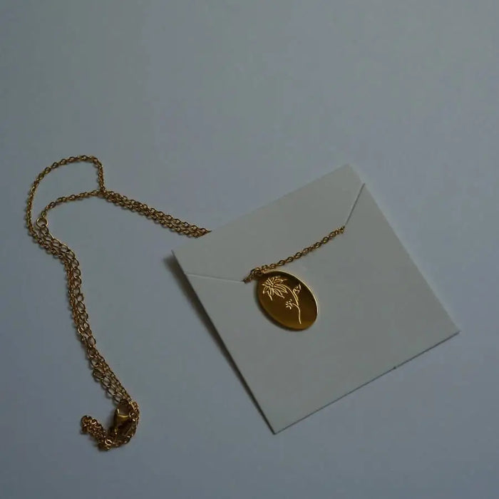 Birth Flower Necklace