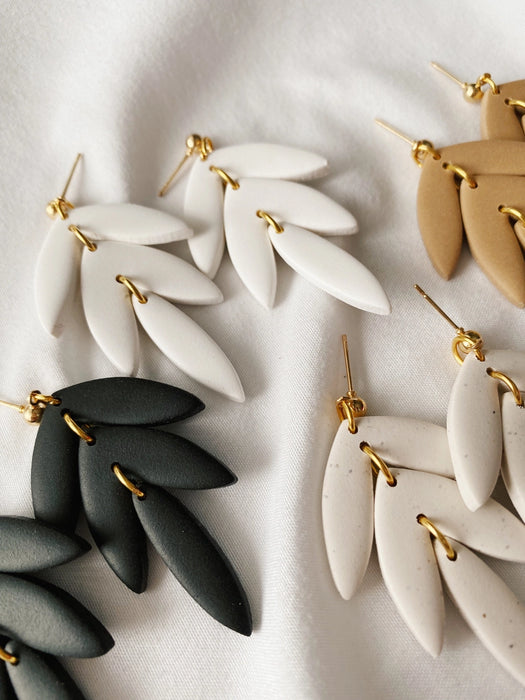 Dahlia | Handmade Polymer Clay Earrings