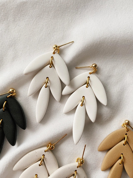 Dahlia | Handmade Polymer Clay Earrings