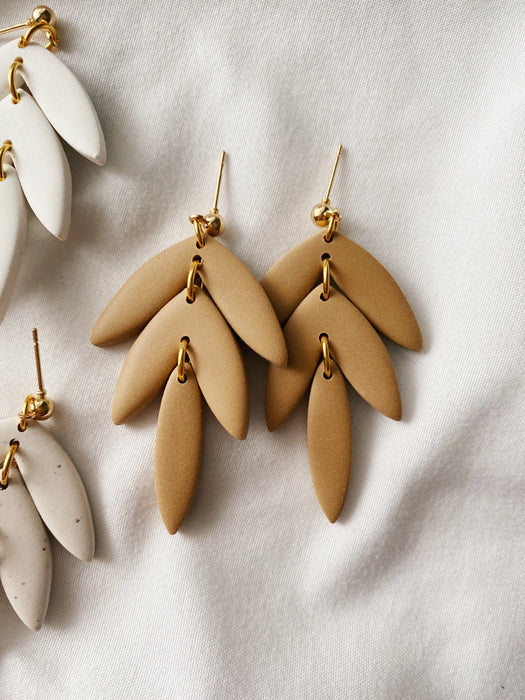 Dahlia | Handmade Polymer Clay Earrings