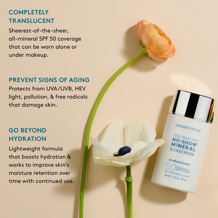 Colorescience | Total Protection No-Show Mineral Sunscreen SPF 50