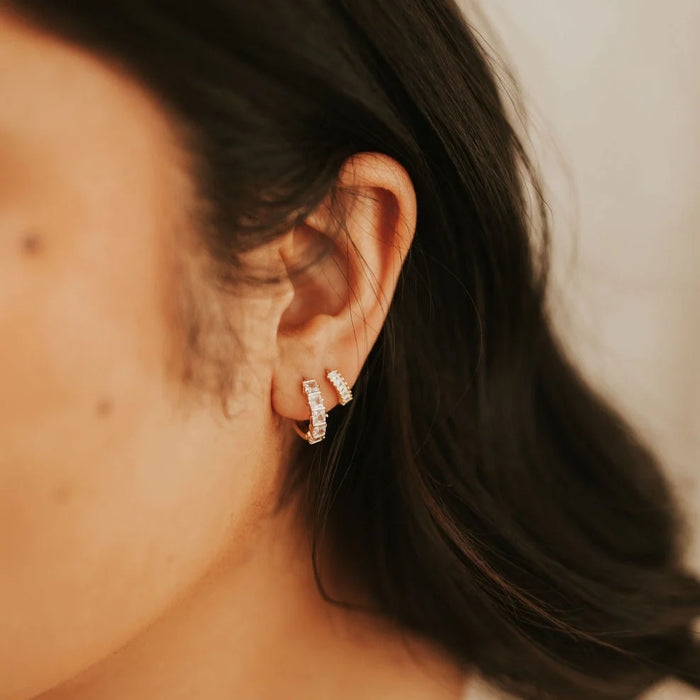 Ivy Diamond Hoops