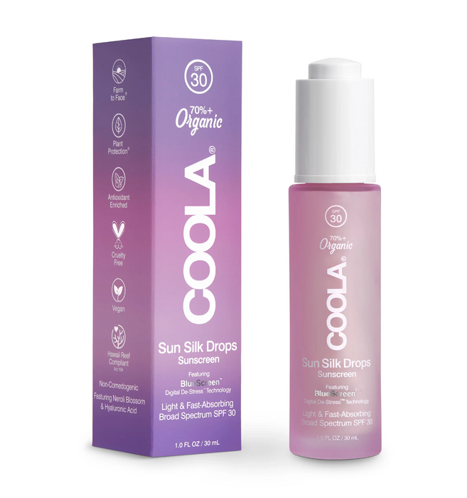 COOLA Sun Silk Drops Organic Face Sunscreen SPF 30