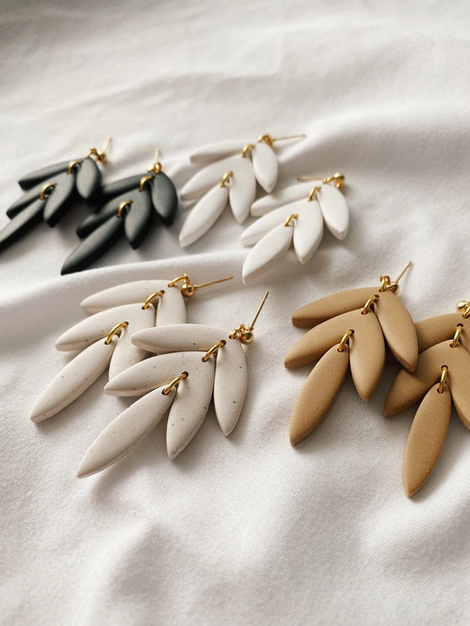 Dahlia | Handmade Polymer Clay Earrings
