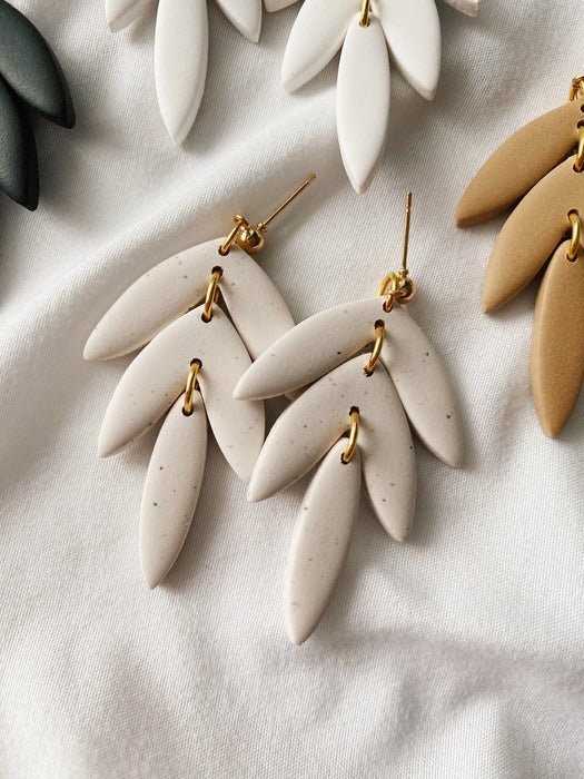 Dahlia | Handmade Polymer Clay Earrings