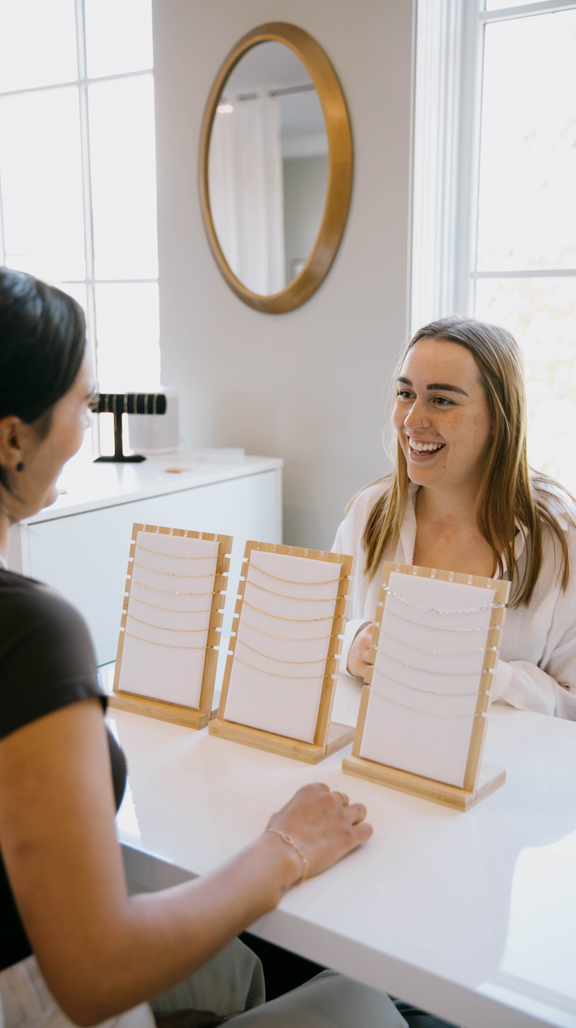 Permanent Jewelry Kelowna Brow & Co