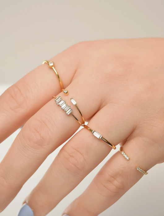 Bezel Ring | 18K Gold PVD